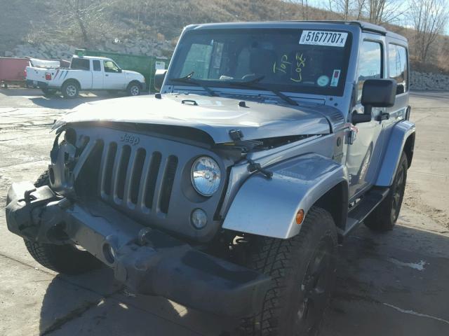 1C4AJWAG5HL594224 - 2017 JEEP WRANGLER S 灰色 照片 2