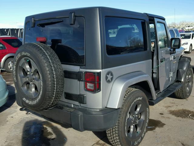 1C4AJWAG5HL594224 - 2017 JEEP WRANGLER S GRAY photo 4