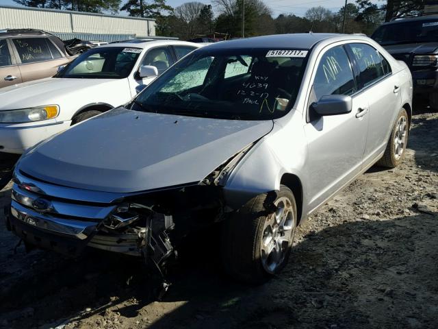 3FAHP0HA6AR242052 - 2010 FORD FUSION SE SILVER photo 9