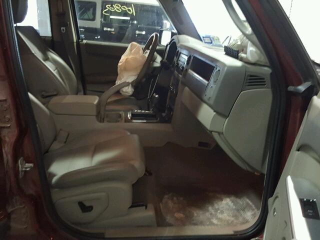 1J8HH48K88C106997 - 2008 JEEP COMMANDER BURGUNDY photo 5