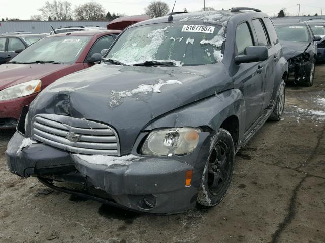 3GNDA23D78S568248 - 2008 CHEVROLET HHR LT GRAY photo 2