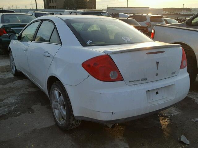 1G2ZH57N894149703 - 2009 PONTIAC G6 GT WHITE photo 3