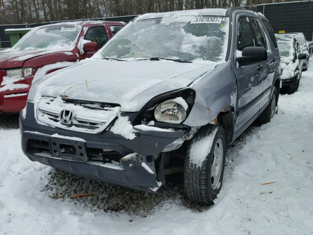 JHLRD68494C018509 - 2004 HONDA CR-V LX SILVER photo 2