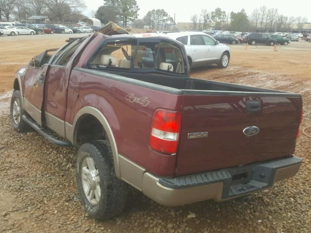 1FTPX14514KC71861 - 2004 FORD F150 RED photo 3