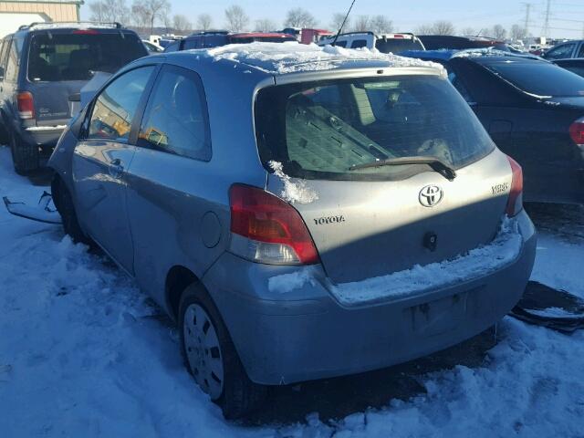 JTDJT903795258350 - 2009 TOYOTA YARIS SILVER photo 3