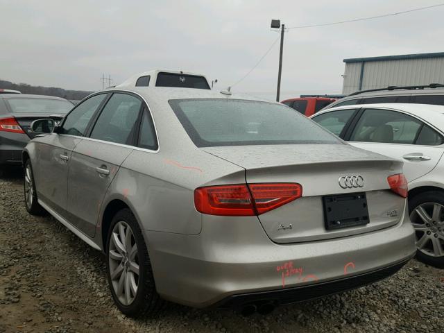 WAUBFAFL8EA066616 - 2014 AUDI A4 PREMIUM GRAY photo 3