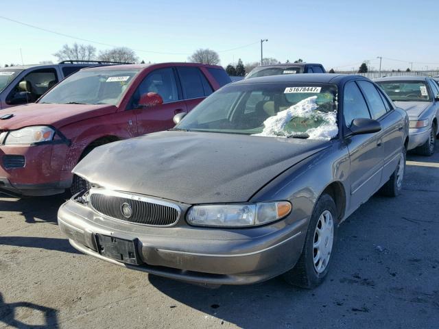 2G4WS52J821262360 - 2002 BUICK CENTURY CU TAN photo 2