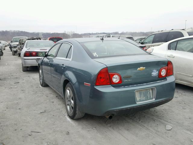 1G1ZH57B994197477 - 2009 CHEVROLET MALIBU 1LT GREEN photo 3