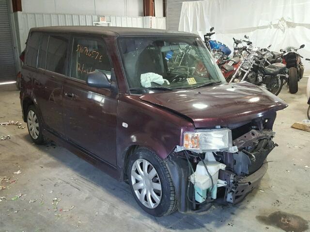 JTLKT334054019166 - 2005 TOYOTA SCION XB BURGUNDY photo 1