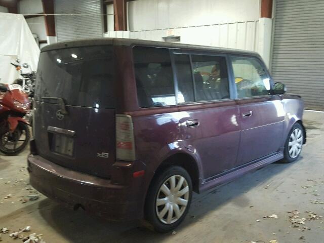 JTLKT334054019166 - 2005 TOYOTA SCION XB 勃艮第红 照片 4