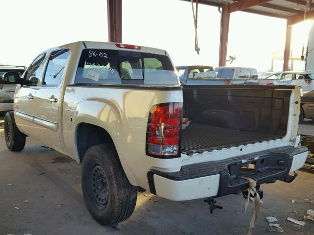 3GTP2XE24DG169354 - 2013 GMC SIERRA K15 WHITE photo 3