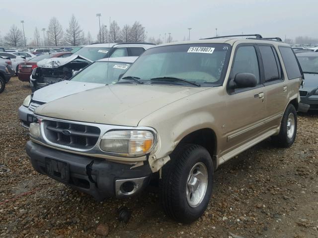 1FMDU35P7XZB05701 - 1999 FORD EXPLORER BEIGE photo 2