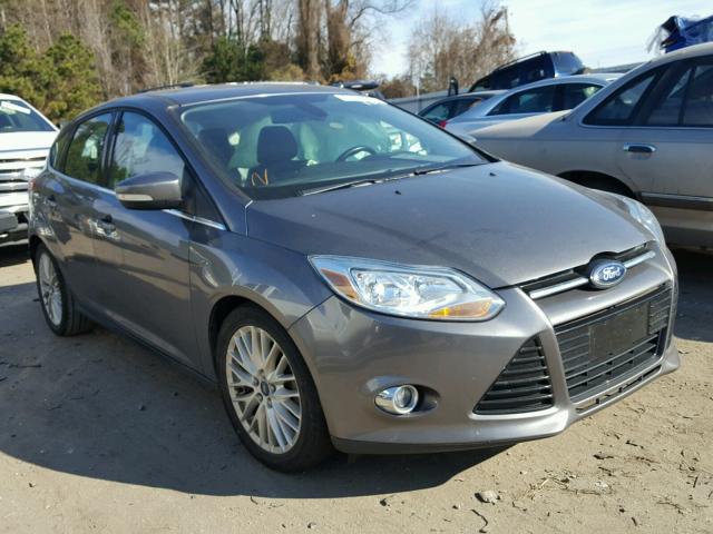 1FAHP3M21CL393009 - 2012 FORD FOCUS SEL CHARCOAL photo 1