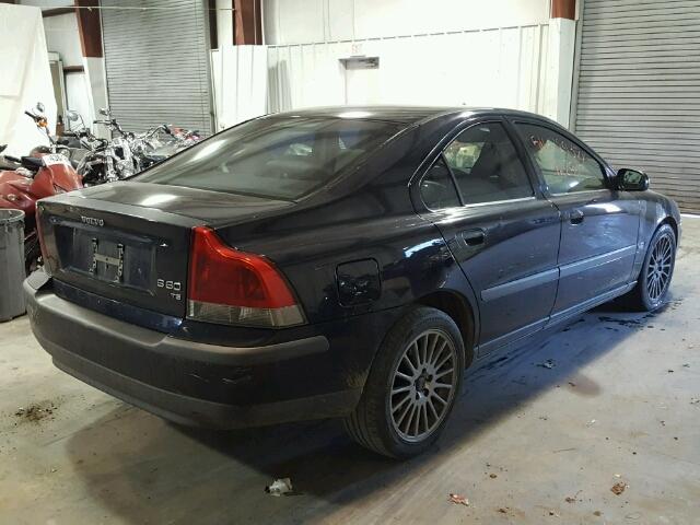 YV1RS53DX22174110 - 2002 VOLVO S60 T5 BLACK photo 4