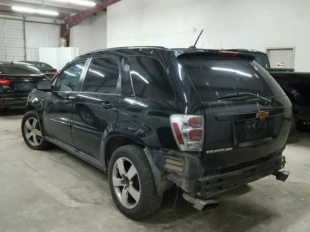 2CNDL937X86298092 - 2008 CHEVROLET EQUINOX SP BLACK photo 3