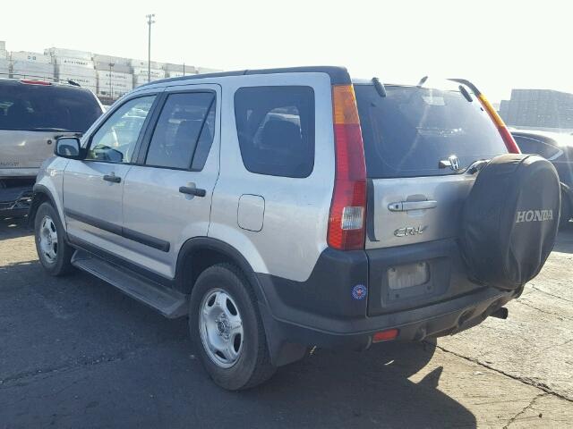 JHLRD68434C003889 - 2004 HONDA CR-V LX SILVER photo 3