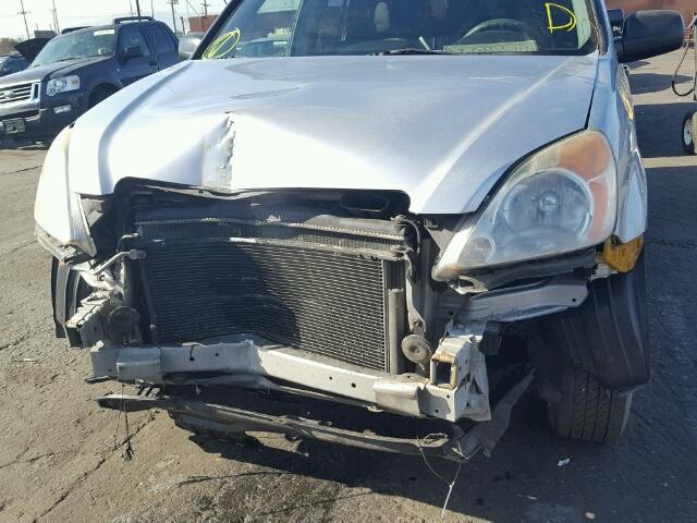 JHLRD68434C003889 - 2004 HONDA CR-V LX SILVER photo 9