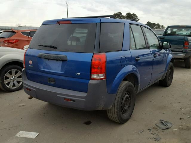 5GZCZ53B33S900671 - 2003 SATURN VUE BLUE photo 4