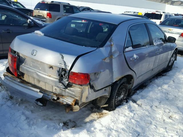 1HGCM56415A110499 - 2005 HONDA ACCORD LX SILVER photo 4