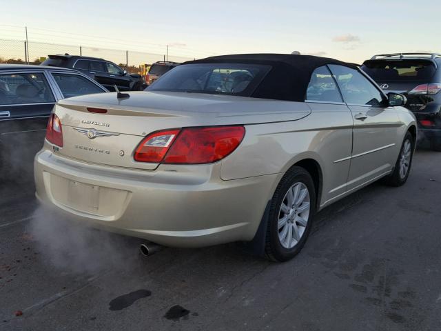 1C3BC5ED3AN142540 - 2010 CHRYSLER SEBRING TO BEIGE photo 4