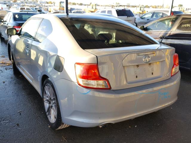 JTKJF5C74B3000246 - 2011 TOYOTA SCION TC 灰色 照片 3