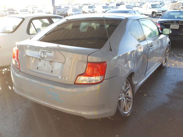 JTKJF5C74B3000246 - 2011 TOYOTA SCION TC 灰色 照片 4