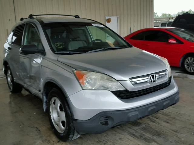 5J6RE38359L028536 - 2009 HONDA CR-V LX SILVER photo 1