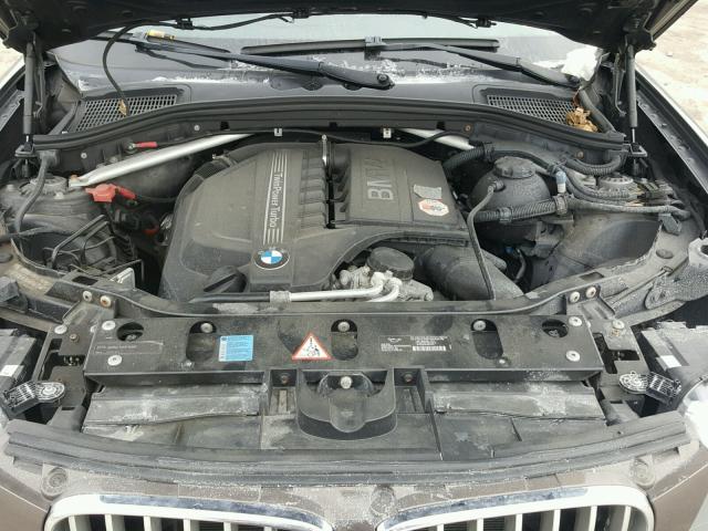 5UXWX7C54BL730418 - 2011 BMW X3 XDRIVE3 BROWN photo 7