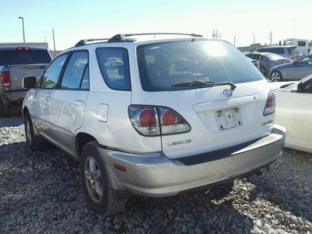 JTJGF10U110111922 - 2001 LEXUS RX 300 WHITE photo 3