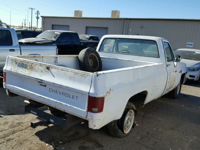 1GCEC14H6GS178982 - 1986 CHEVROLET C10 WHITE photo 4