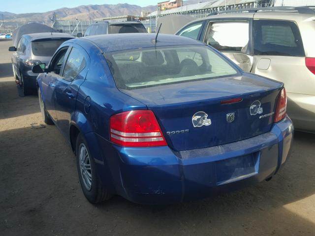 1B3LC46B89N508853 - 2009 DODGE AVENGER SE BLUE photo 3