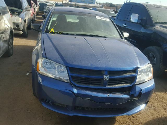 1B3LC46B89N508853 - 2009 DODGE AVENGER SE BLUE photo 9