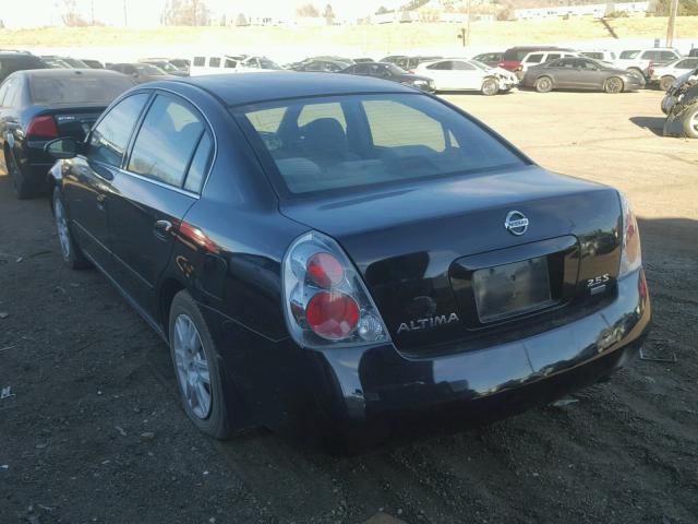 1N4AL11D76N454394 - 2006 NISSAN ALTIMA S BLACK photo 3