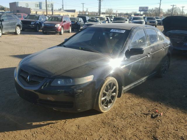 19UUA66295A047332 - 2005 ACURA TL BLACK photo 2