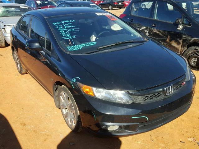 2HGFB6E56CH700098 - 2012 HONDA CIVIC SI BLACK photo 1