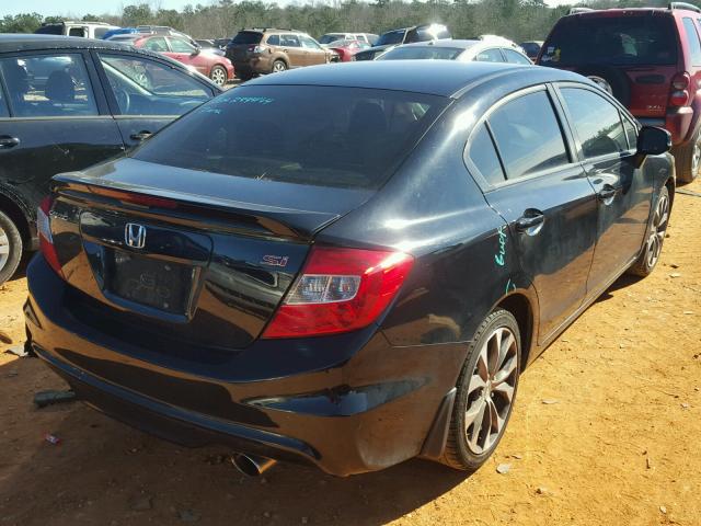 2HGFB6E56CH700098 - 2012 HONDA CIVIC SI BLACK photo 4