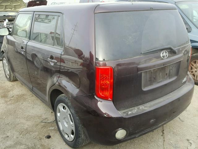 JTLKE50EX81054984 - 2008 TOYOTA SCION XB 紫色 照片 3