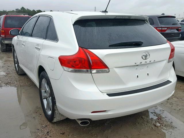 4T3ZK3BB8BU036986 - 2011 TOYOTA VENZA BASE WHITE photo 3