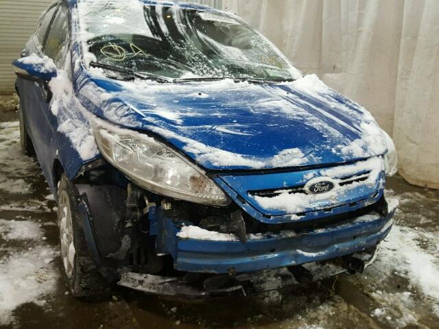 3FADP4EJXDM107040 - 2013 FORD FIESTA SE BLUE photo 9