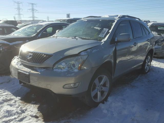 JTJHA31U740045894 - 2004 LEXUS RX 330 SILVER photo 2