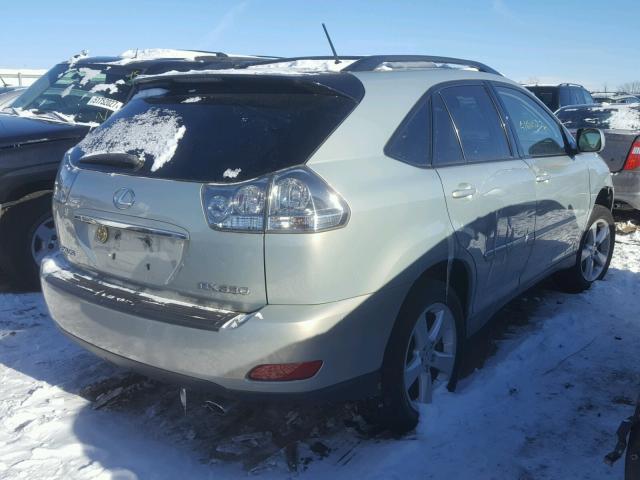 JTJHA31U740045894 - 2004 LEXUS RX 330 SILVER photo 4