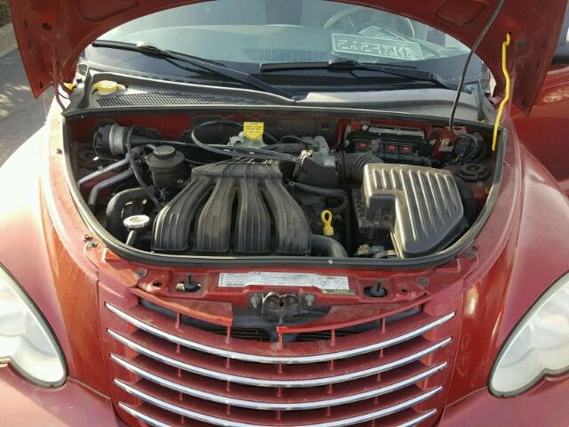 3A4FY58B47T609931 - 2007 CHRYSLER PT CRUISER RED photo 7