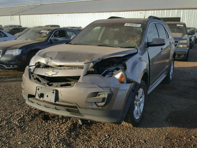 2CNALDEW1A6389901 - 2010 CHEVROLET EQUINOX LT GRAY photo 2