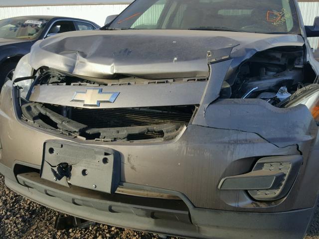 2CNALDEW1A6389901 - 2010 CHEVROLET EQUINOX LT GRAY photo 9