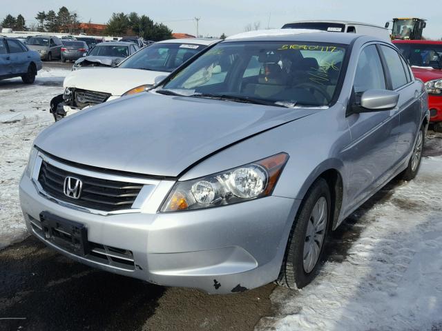 1HGCP26328A035717 - 2008 HONDA ACCORD LX SILVER photo 2