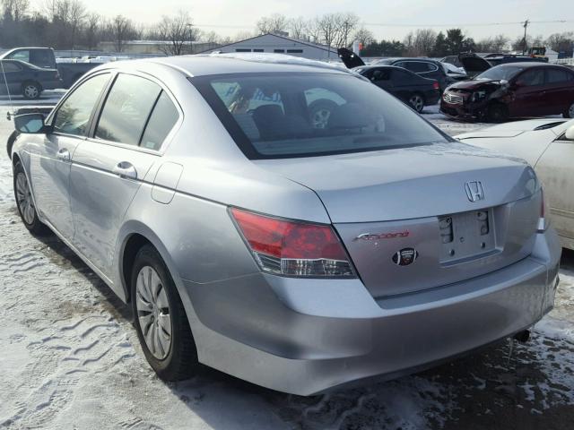 1HGCP26328A035717 - 2008 HONDA ACCORD LX SILVER photo 3