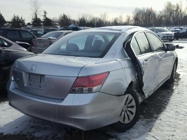 1HGCP26328A035717 - 2008 HONDA ACCORD LX SILVER photo 4