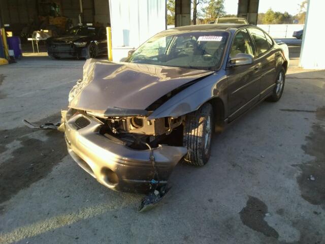1G2WP52K62F201696 - 2002 PONTIAC GRAND PRIX ოქროსფერი ფოტო 2