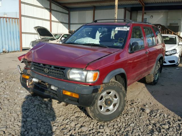 JN8AR05YXVW191427 - 1997 NISSAN PATHFINDER BURGUNDY photo 2