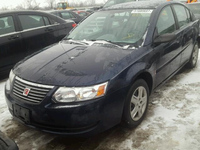 1G8AJ55F87Z115117 - 2007 SATURN ION LEVEL BLUE photo 2